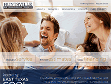 Tablet Screenshot of huntsvilleac.com